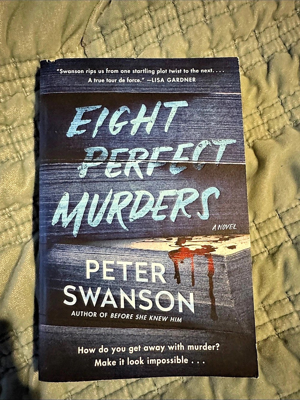 William Morrow Eight Perfect Murders Mystery Novel Paperback Book Peter Swanson